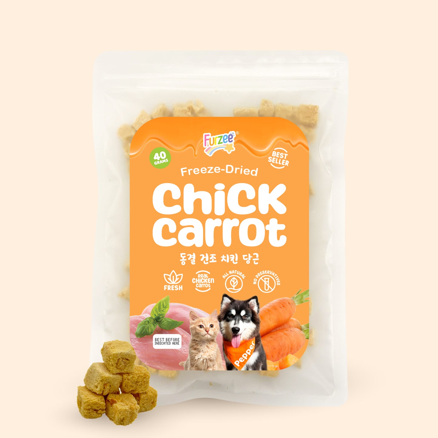 Freeze-Dried Chick Carrot