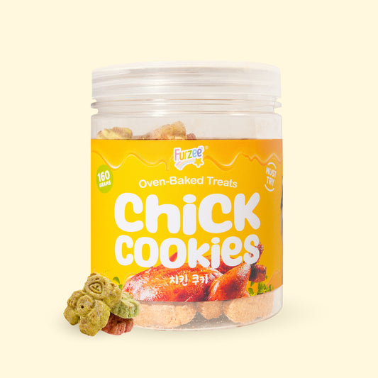 Crunchy Chick Cookies Treats for Dogs