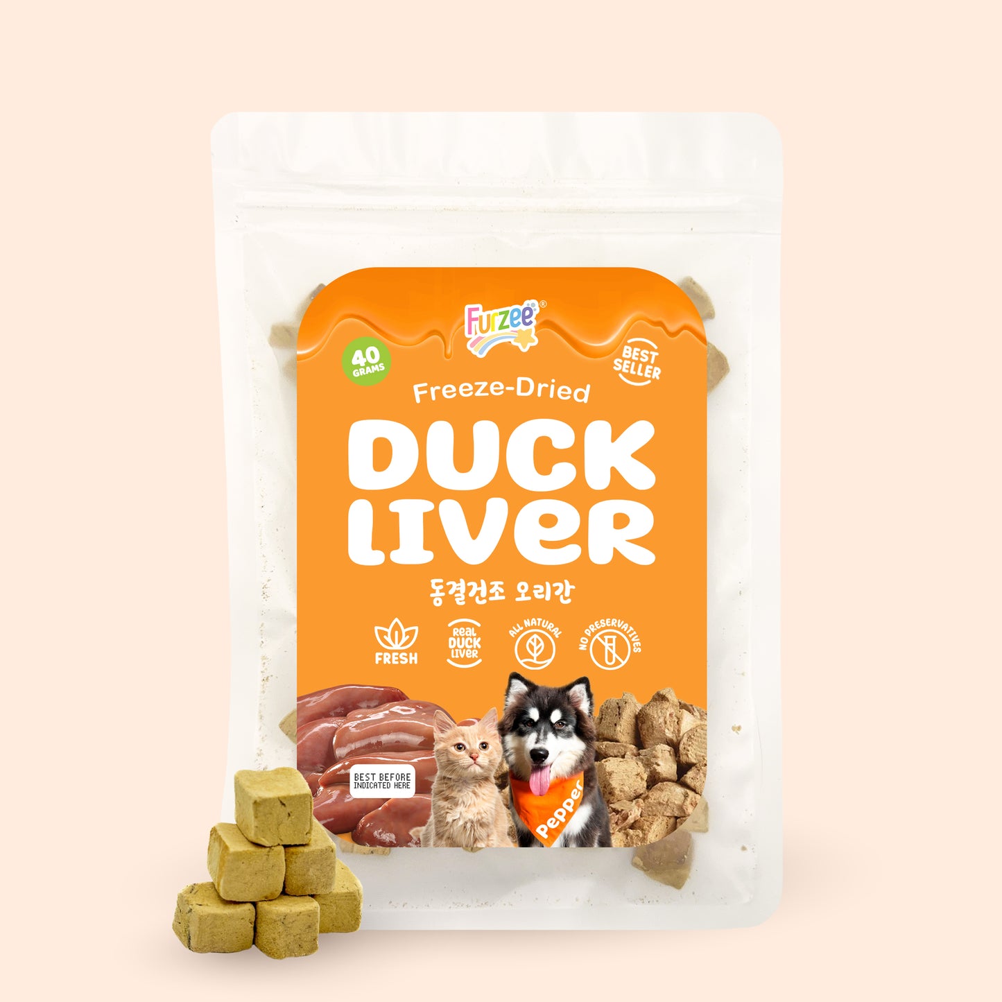 Freeze-Dried Duck Liver
