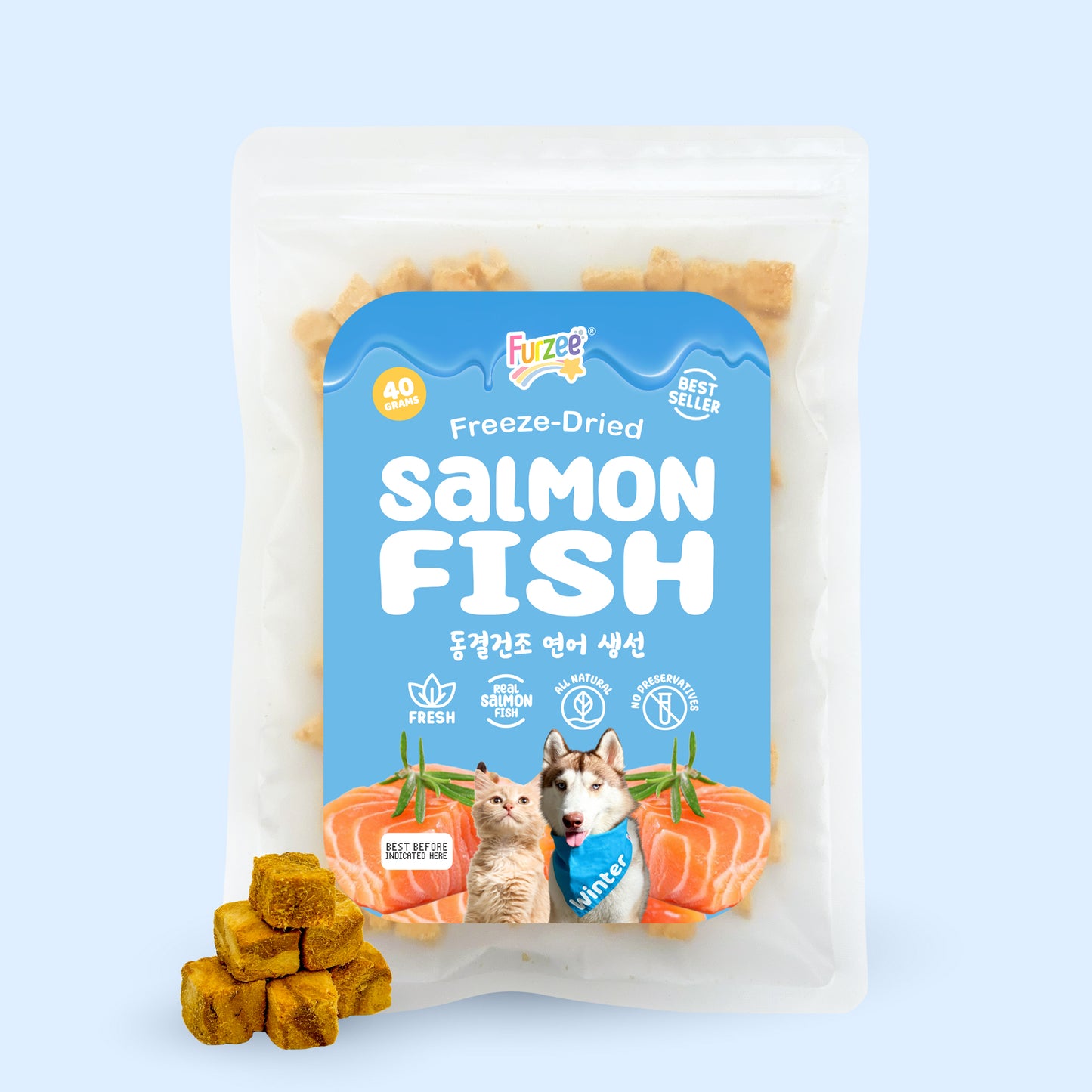 Freeze-Dried Salmon Fish