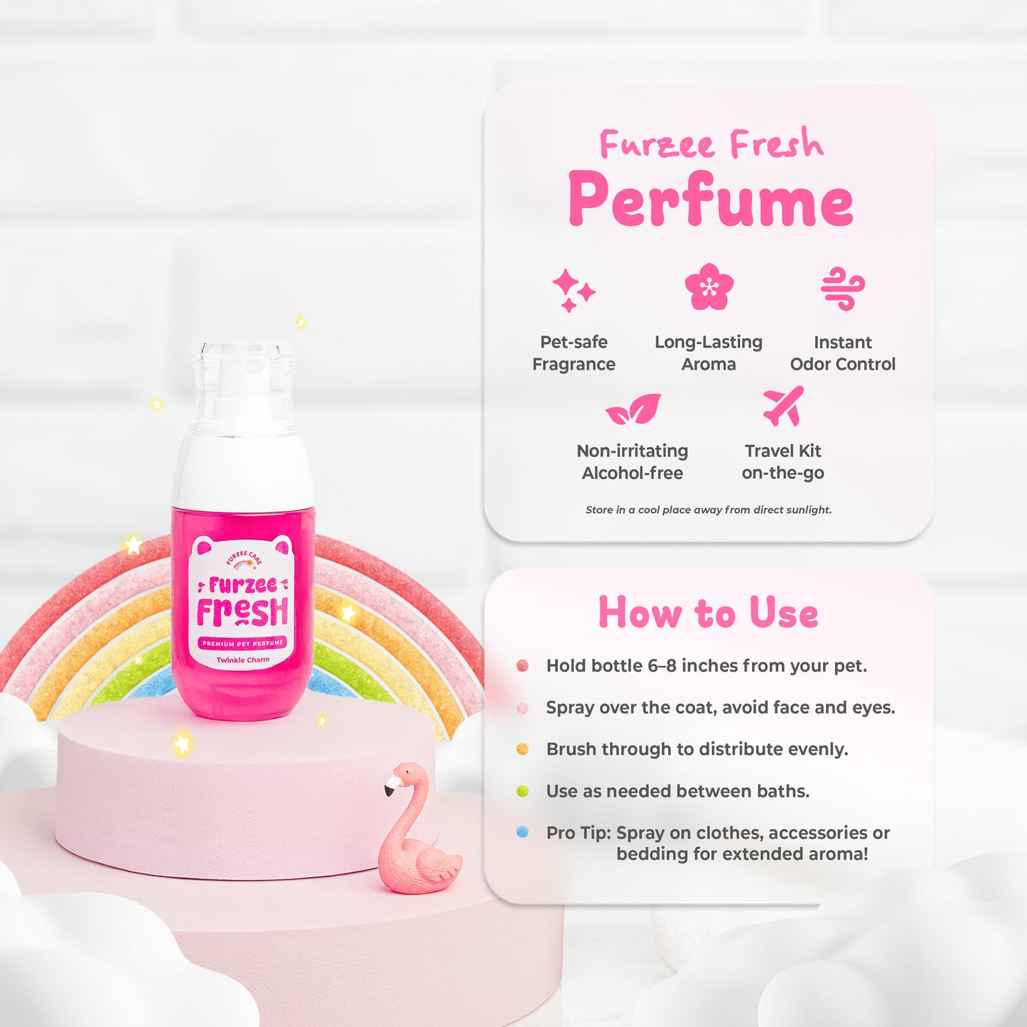 Furzee Fresh Pet Shampoo and Perfume Twinkle Charm