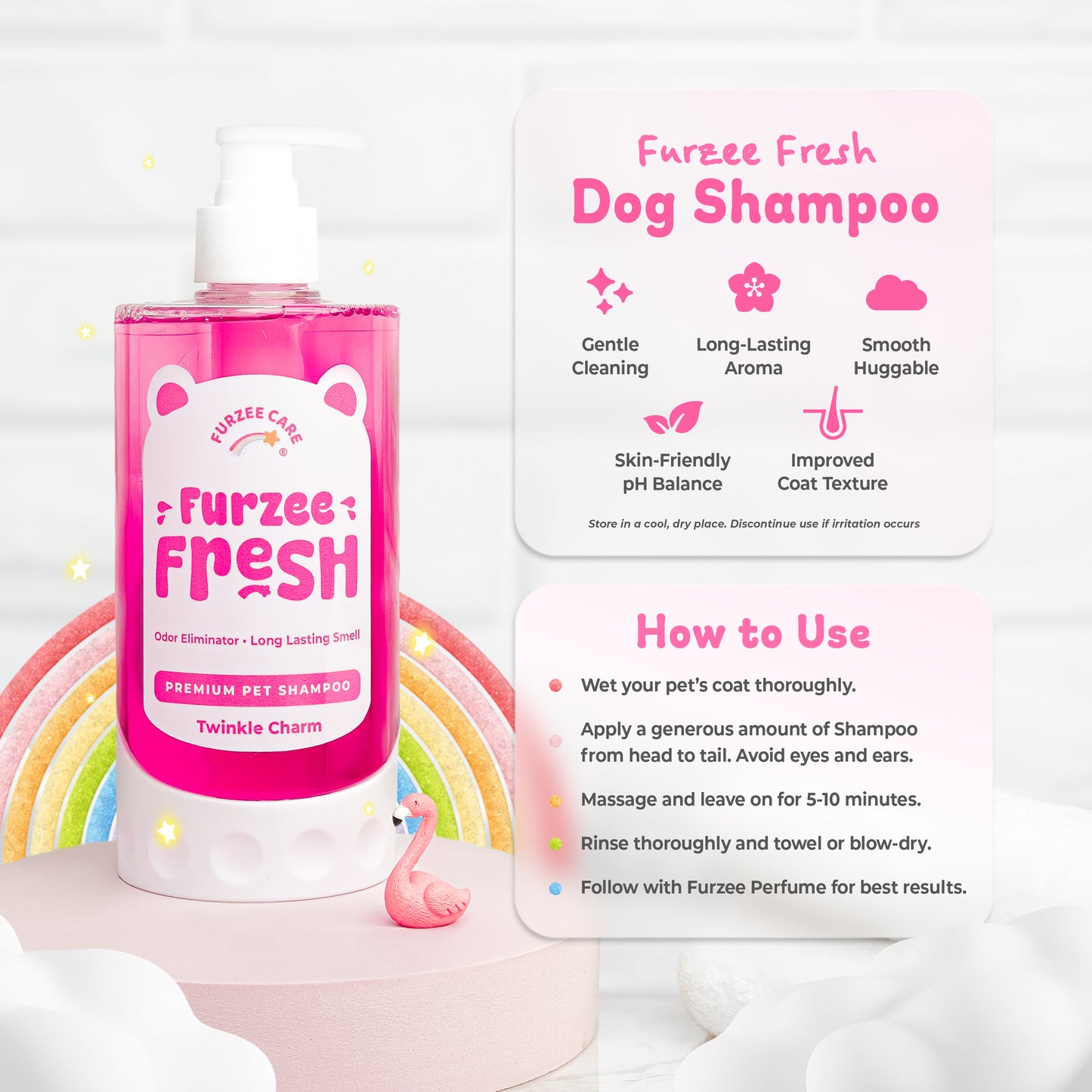 Furzee Fresh Pet Shampoo and Perfume Twinkle Charm